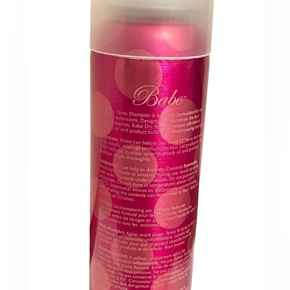 Babe Hair Dry Spray Shampoo for Hair Extensions Small Bottle 5.35 fl oz